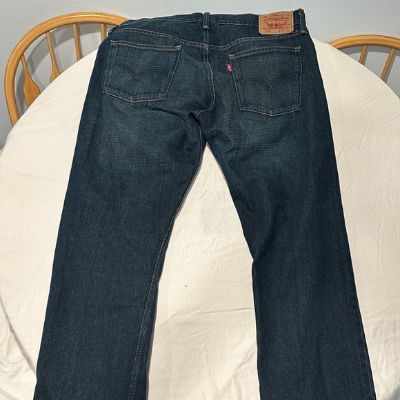 Levi’s 514 Bootcut Jeans Men W34 L32 – Dark Blue Wash, EUC - Picture 2 of 7